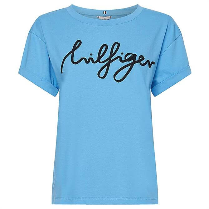 Tommy Hilfiger Relaxed Script Logo Relaxed Fit T-Shirt